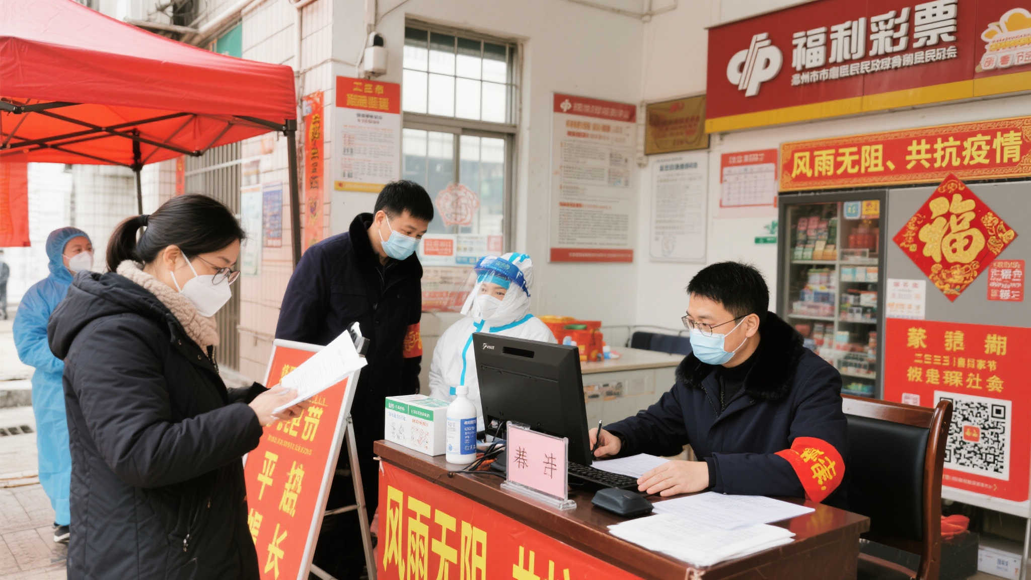 春节无休抗疫情，惠州基层民政福彩勇担当